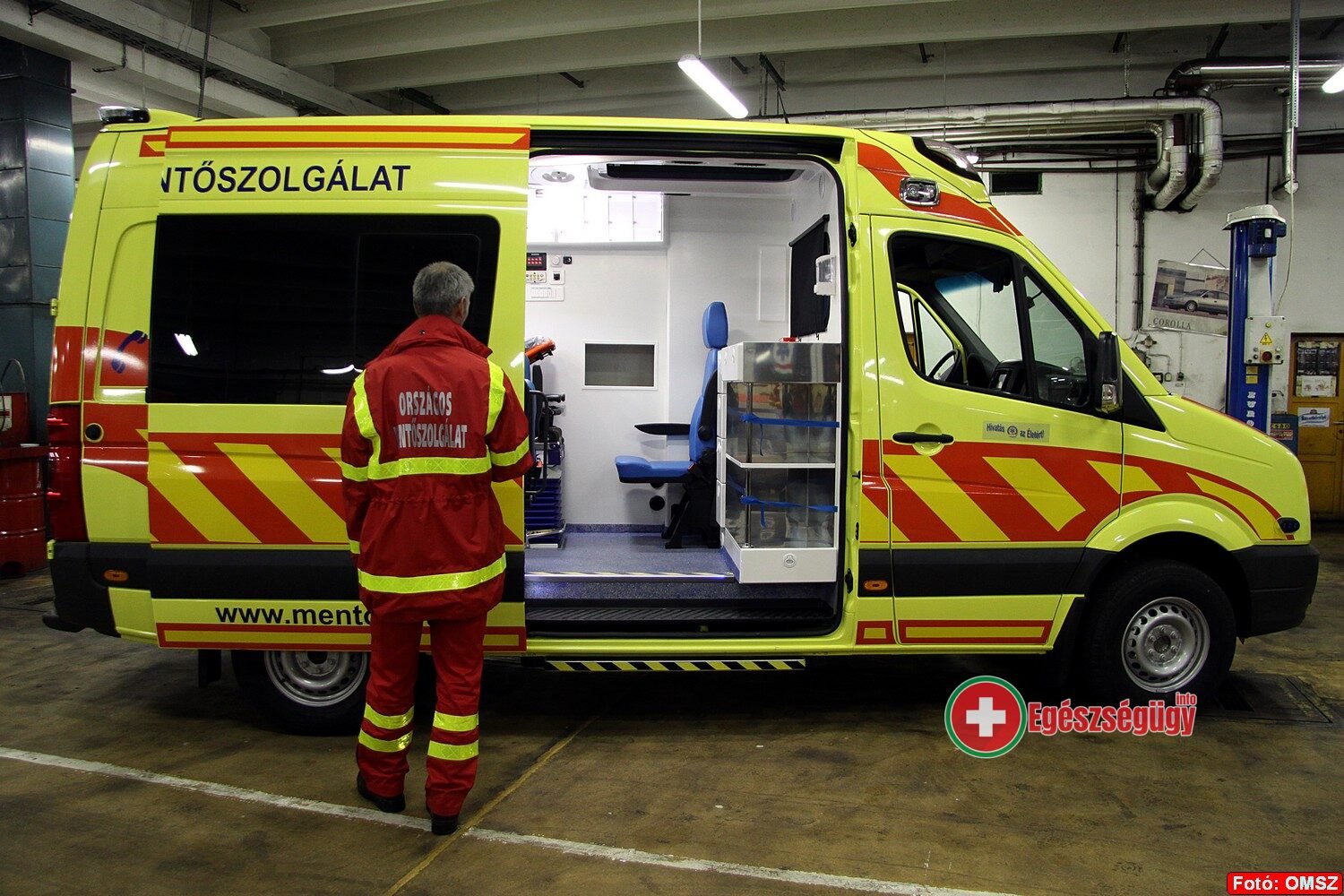 Bemutatták a mentőszolgálat korszerű távdiagnosztikai rendszerét